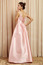 Blush Lace Shoulder Detail Gown Dress