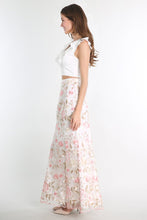 Two Piece Floral Embroidered Dress