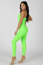 Neon Green Catwoman Jumpsuit