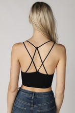 Black Ribbed Cutout Halter Sport Top