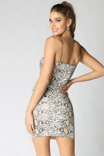 Snake Tube Mini Dress