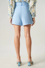 Light Blue Power Moves High Waisted Shorts