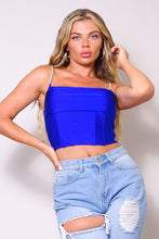 Royal Blue Pure Bliss Rhinestone Ice Top
