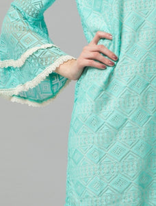 Wide Open Long Sleeve Lace Dress
