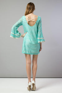 Wide Open Long Sleeve Lace Dress