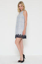 Diamond Pattern Printed Dress