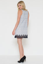 Diamond Pattern Printed Dress