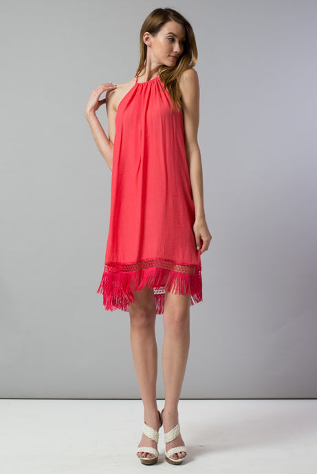 Fringe Bottom Dress