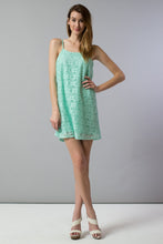 Floral Lace Mini Dress