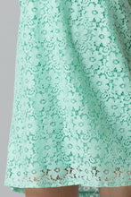 Floral Lace Mini Dress