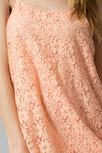 Floral Lace Mini Dress