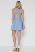 Cross Back Solid Color Dress