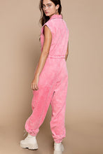 Neon Pink Designed In Corduroy Sleeveless Bodysuit