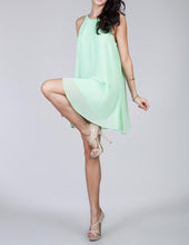 Mint Pleating Dress