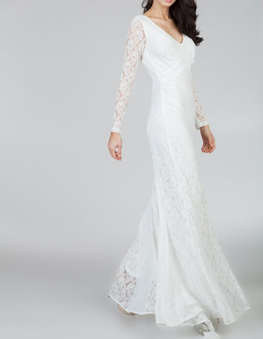 Full Lace Long Dress