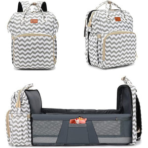 Chevron Baby Diaper Bag Backpack