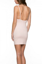 Dusty Rose Scallop Hem Ponti Dress