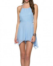 Chiffon Halter Cut Out Romper