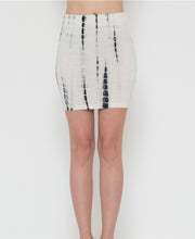 Tie Dye Jersey Front Detail Crop Top / Skirt
