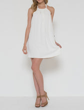 Double Twill Halter Neck Dress