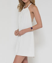 Double Twill Halter Neck Dress