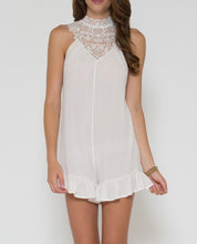 Crinkle Lace Flowy Romper