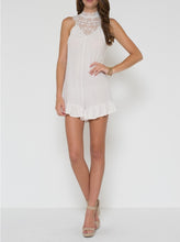Crinkle Lace Flowy Romper