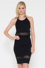 Side Lace Detail Crop Top / Ponti Verona High Waist Skirt