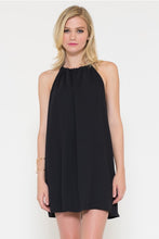 Double Twill Halter Neck Dress