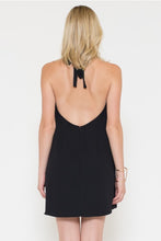 Double Twill Halter Neck Dress